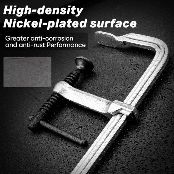 SHALL Bar Clamps Review Powerful 12 Inch Steel F Clamps for Woodworking