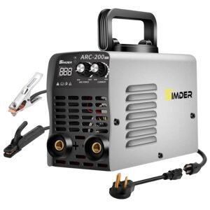 SSimder Mini Stick Welder 110V 220V Dual Voltage 4.98LB Portable Welding Machine IGBT Inverter ARC Force Adjustable ARC Welder for Workshop Outdoor Supports E6013 E7018 Rods...