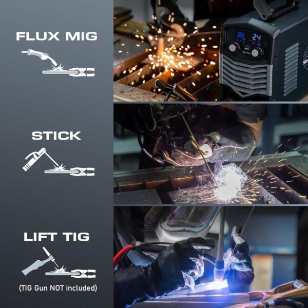Sunstac 140Amp MIG Welder Review Exploring Versatility and Synergic Control Features