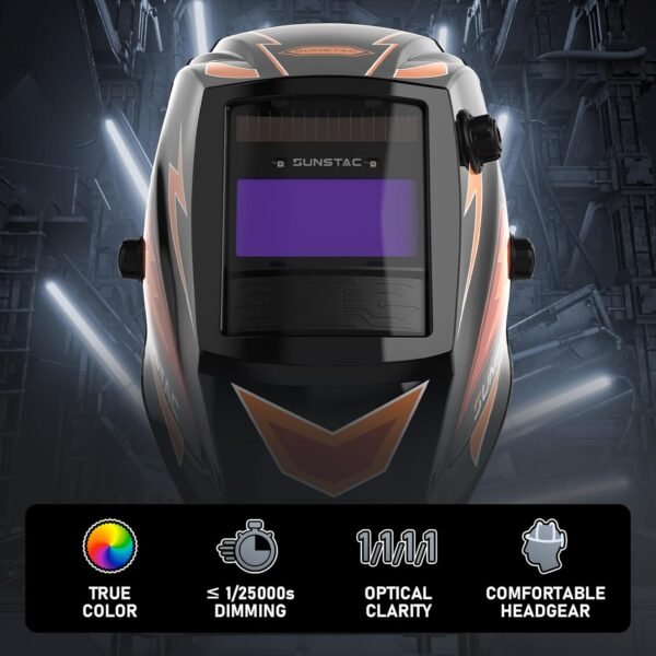 Sunstac Welding Helmet Review True Color Auto Darkening Wide Shade Protection