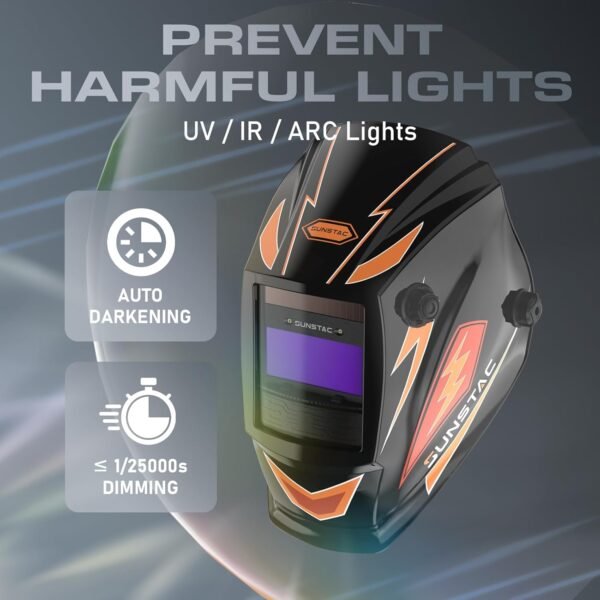 Sunstac Welding Helmet Review True Color Auto Darkening Wide Shade Protection