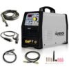 TIG200PV TIG Welder, AC/DC 200Amp Digital LCD Display IGBT Pulse TIG/Stick Welder, Dual Voltage 220V/110V, Arc Welder, TIG Welding Machine with Torach Accessories (Tig200PV)