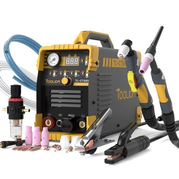 TOOLIOM 3 in 1 Cut/TIG/Stick Welder 50A Air Plasma Cutter 200A TIG and 200A Stick Welder Portable Welding Machine Dual Voltage 110&220V