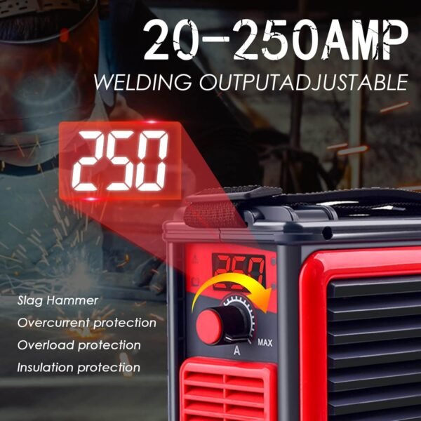 Upgraded MMA-250 Welding Machine HGNVGZ Review Portable Stick Welder Performance