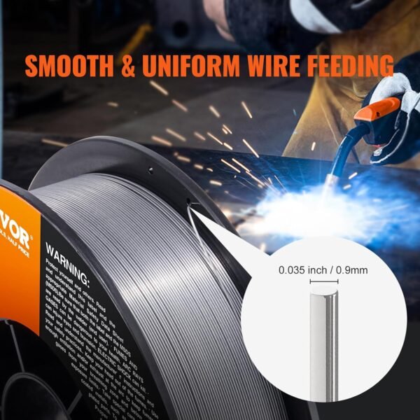 VEVOR Flux Core Welding Wire Review Best Gasless MIG Welding Wire Performance
