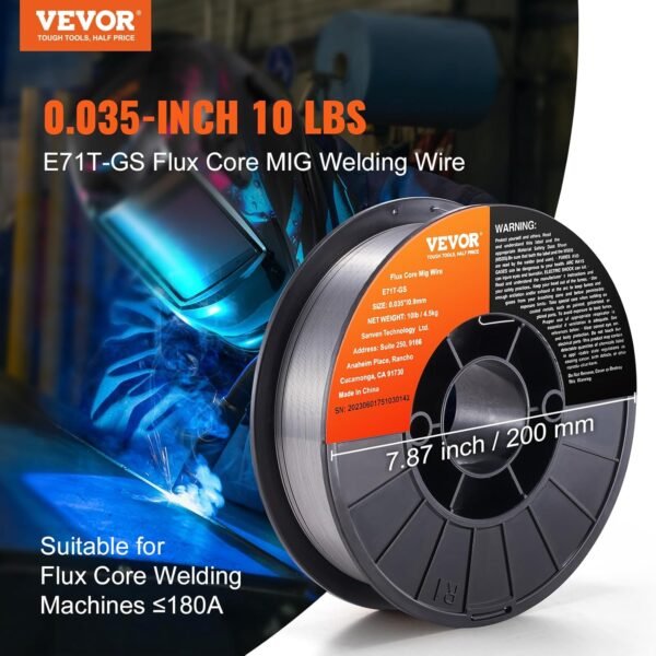 VEVOR Flux Core Welding Wire Review Best Gasless MIG Welding Wire Performance