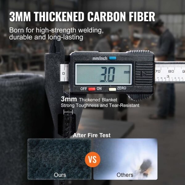 VEVOR Welding Blankets Review Detailed Heat Resistant Carbon Fiber Protection