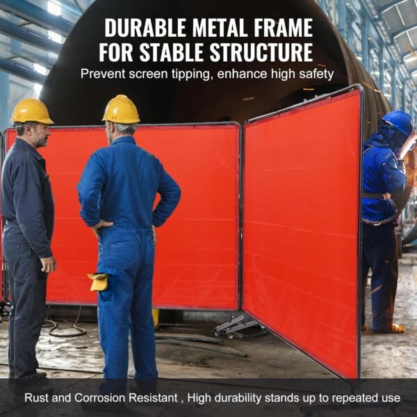 VEVOR Welding Screen Review Comprehensive 3 Panel Flame Resistant Protection