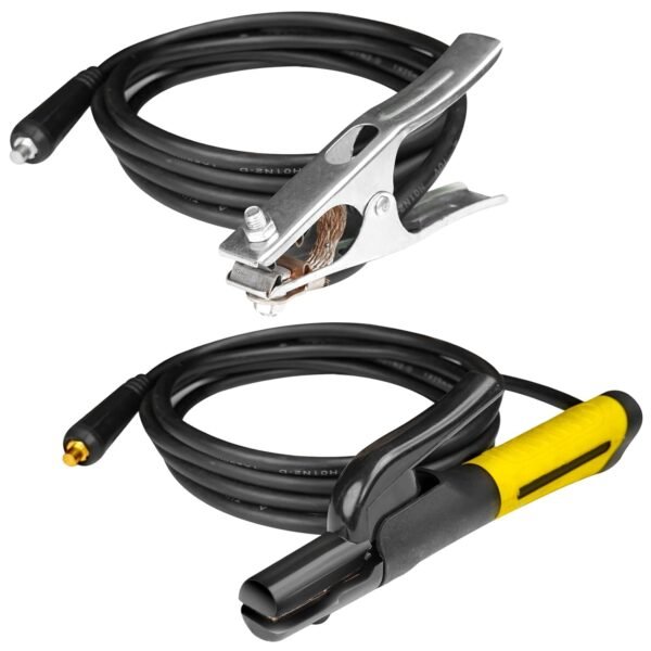 Welding Electrode Holder Lead ARC Welding Ground Clamp and Welding Cable Stick Electrode Holder Welding Plier Clamp Stinger Copper Jaw Holding Plier for 90A-600A Welder Machine