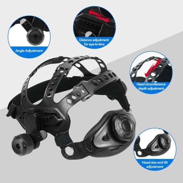 Welding Helmet Headgear TRQ Review Comfortable Adjustable Fit for Round Hole Helmets