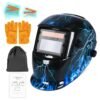 Welding Helmet True Color Auto Darkening Hood with Adjustable Shade Range 4/9-13 for TIG MIG ARC Welder Mask