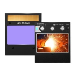 Welding Lens Auto Darkening - Welding Helmet Lens True Color Technology with 4 Arc Sensor Ajustable Shade Range 4/5-13 Automatic LCD Lens Dimming Shade Filter 4.49x5.24in Auto...