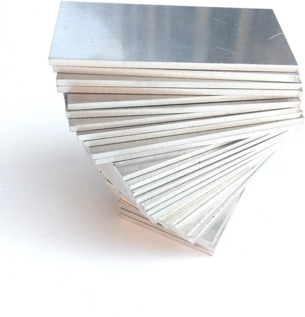 Welding Practice Aluminum Parts- 5052 Aluminum - 2*4inch- 24Tablets-Very Suitable- Practice and Training for MIG, TIG, Stick, Arc, Gas and Brazing
