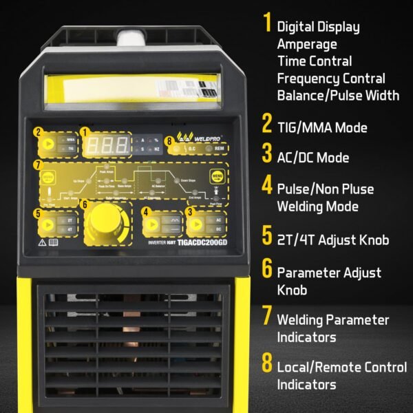 Weldpro TIG 200A AC DC Aluminum Welder Review Powerful Versatile Dual Voltage