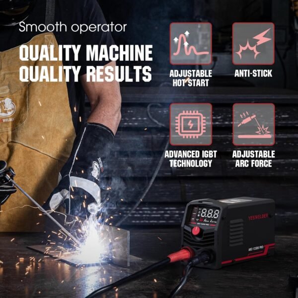 YESWELDER ARC-125DS Stick Welder Review Portable 125Amp Welding Machine Performance
