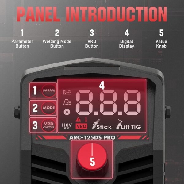 YESWELDER ARC-125DS Stick Welder Review Portable 125Amp Welding Machine Performance