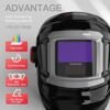YESWELDER Welding Helmet LYG-0V-900B Review Large Flip Up Design and Clarity
