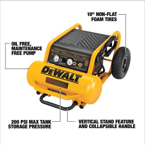 DEWALT D55146 Portable Air Compressor Review High Pressure and Quiet Operation