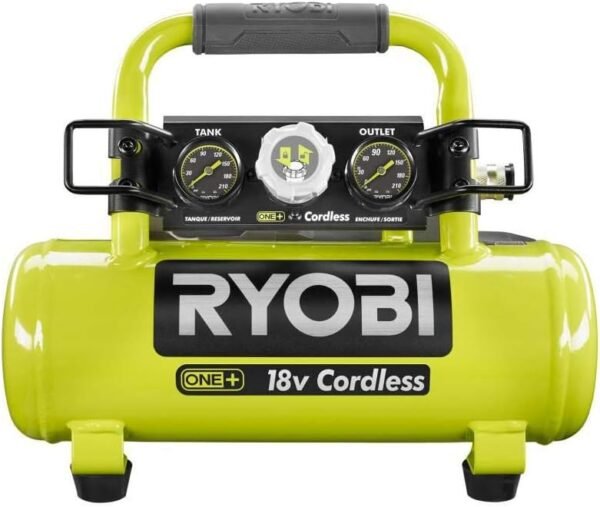 RYOBI ONE+ Portable Air Compressor Review Battery Powered Tire Inflation Tool