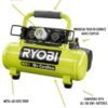 RYOBI ONE+ Portable Air Compressor Review Battery Powered Tire Inflation Tool