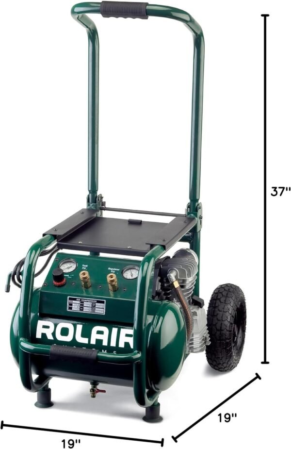 Rolair VT25BIG Portable Air Compressor Review Powerful 2.5 HP Electric Model Tested