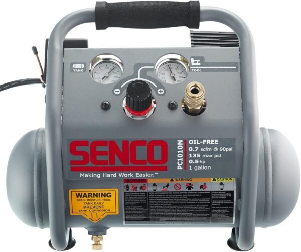 Senco PC1010N Portable Air Compressor Review Perfect for Finish and Trim Jobs